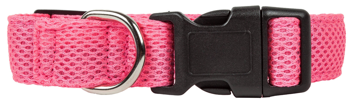Pet Life ®  'Aero Mesh' Dual-Sided Breathable and Adjustable Thick Mesh Dog Collar
